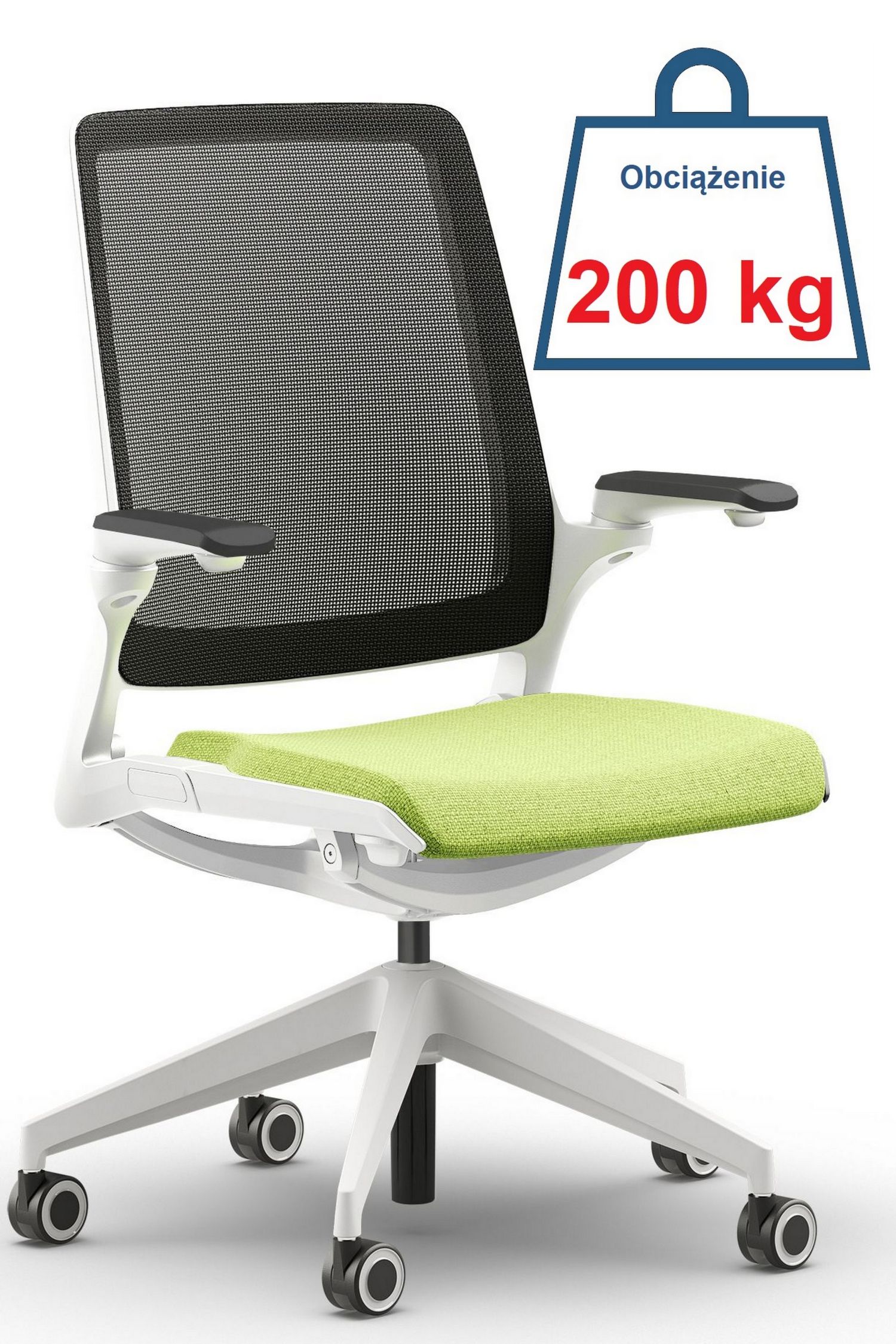 SMART to fotel biurowy obrotowy, który idealnie spełnia wymagania do ergonomicznej pracy zarówno w biurze, jak i w domu, dostosowany jest do potrzeb pracy z urządzeniami przenośnymi jak i do pracy klasycznej.